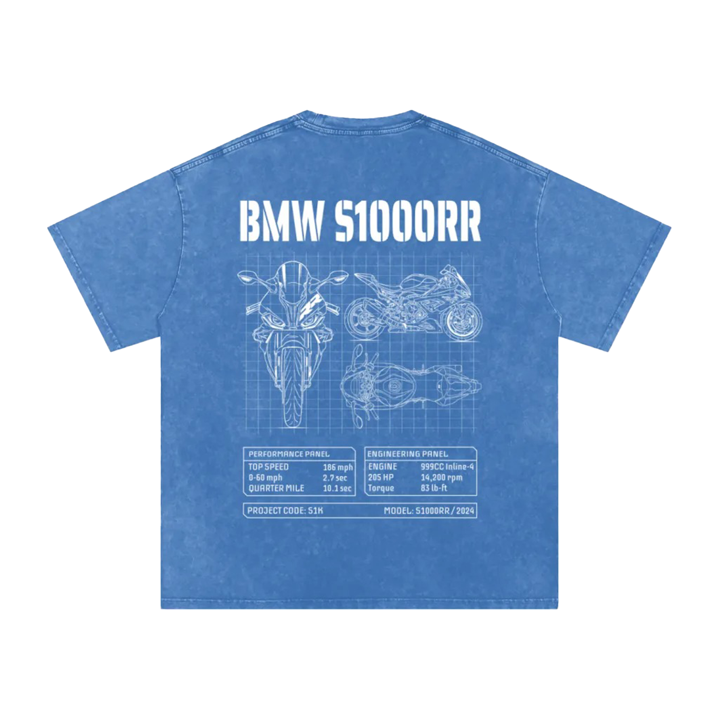 OVERSIZED BMW Blueprint T-Shirt