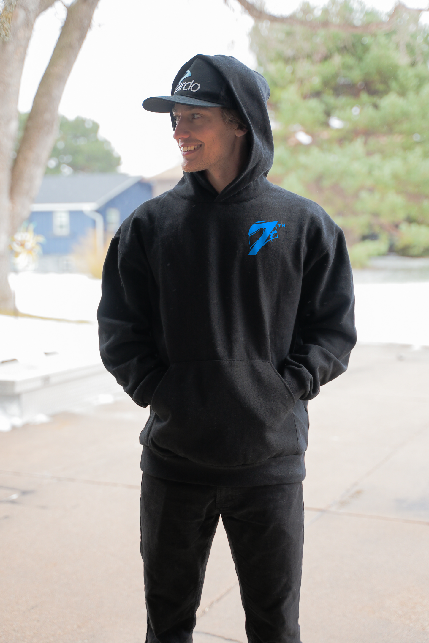 Blue Heartbeat Hoodie