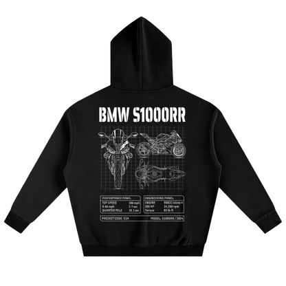 OVERSIZED BMW Blueprint hoodie