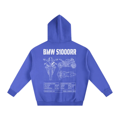 OVERSIZED BMW Blueprint hoodie