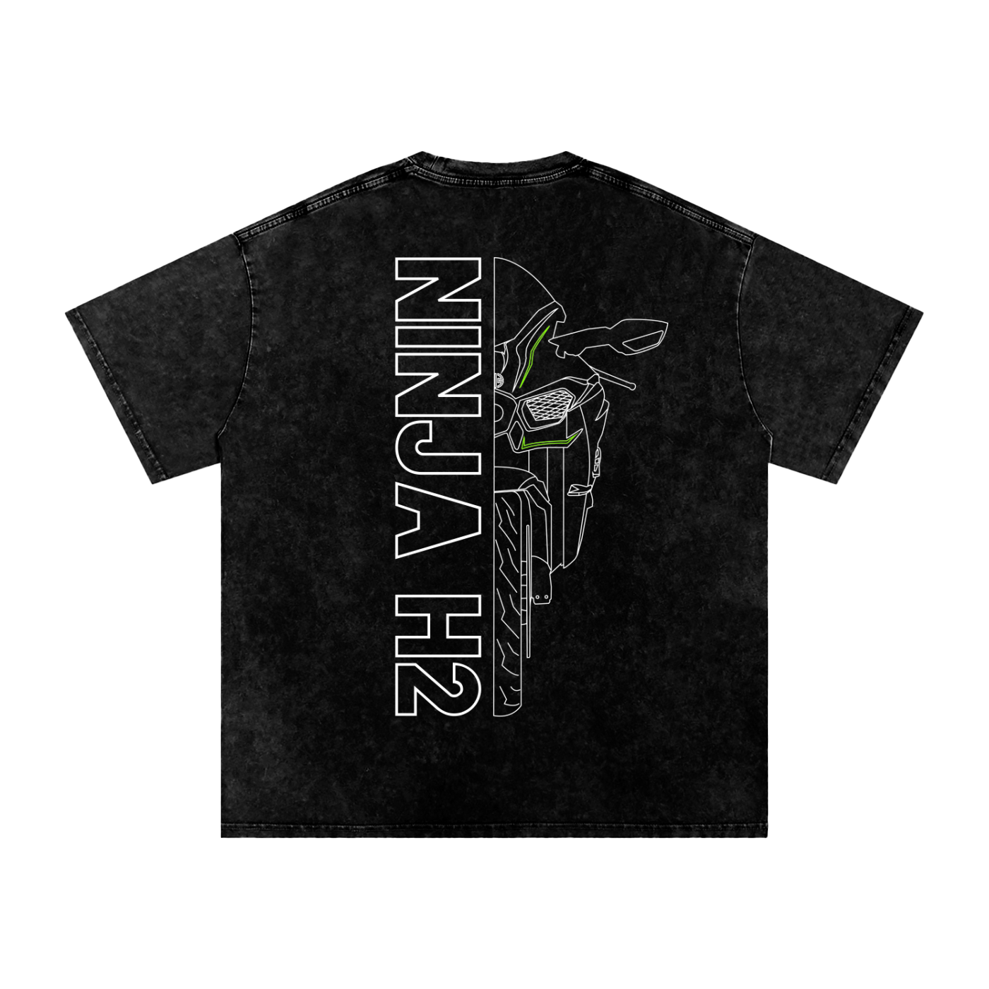 OVERSIZED Ninja H2 Outline T Shirt