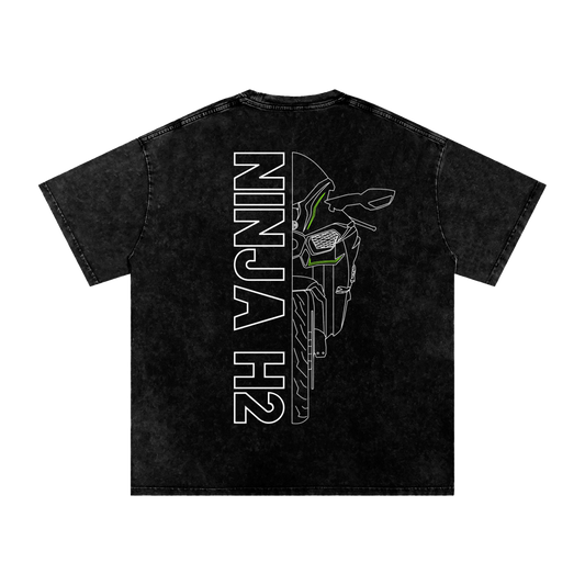 OVERSIZED Ninja H2 Outline T Shirt